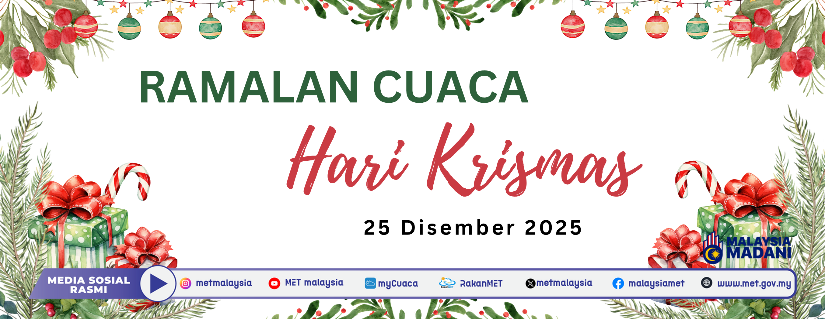 Ramalan Cuaca Hari Krismas