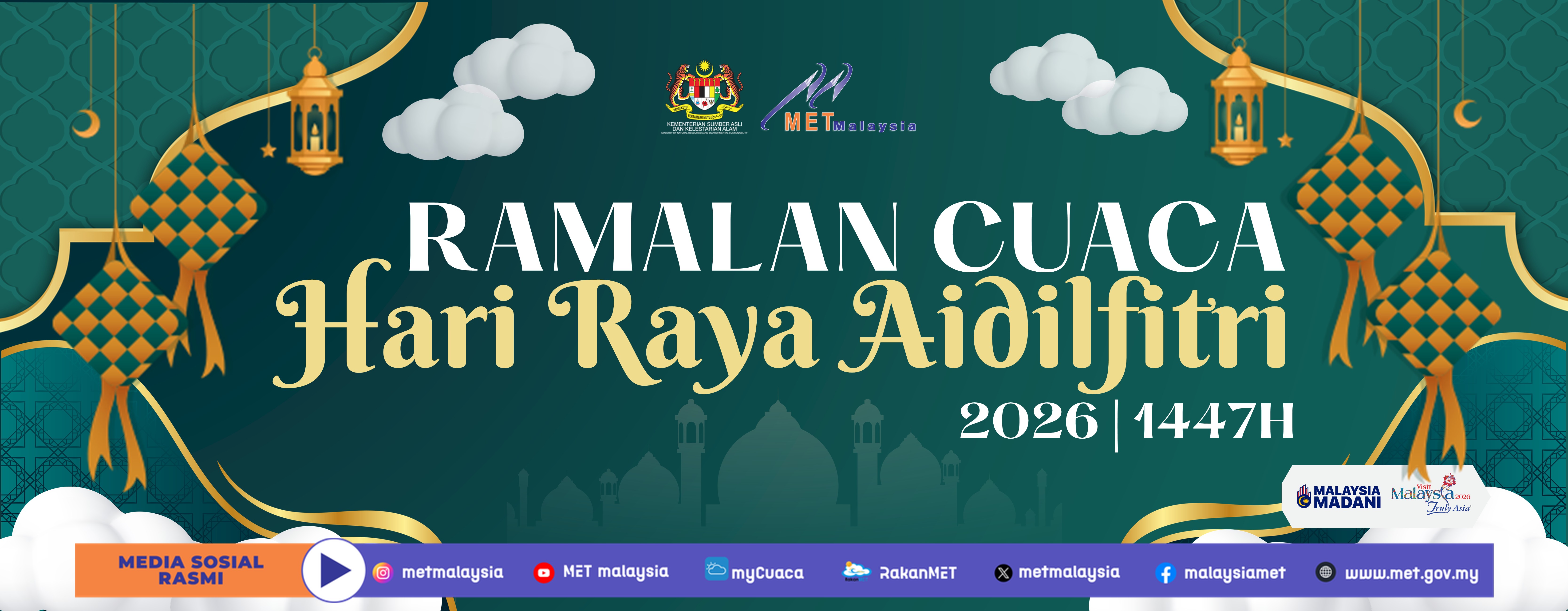 Ramalan Cuaca Hari Raya Aidilfitri 2026