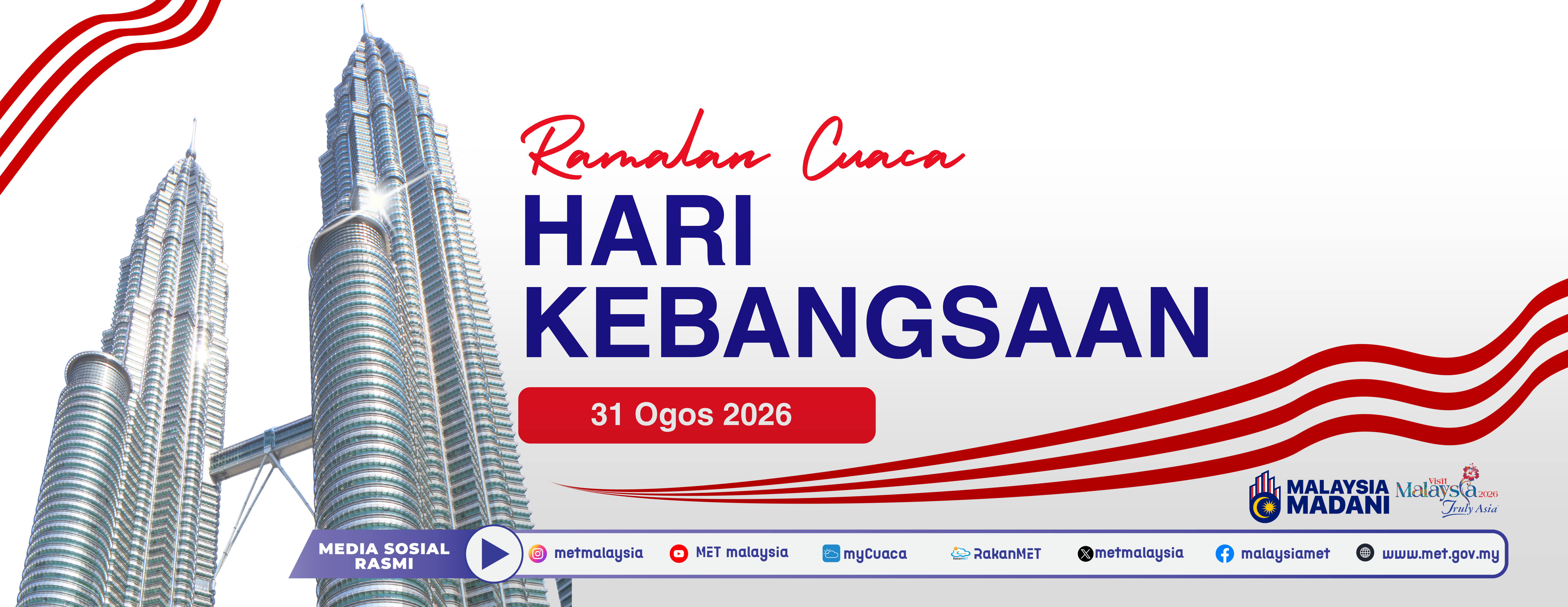 Ramalan Cuaca Hari Kebangsaan 2026